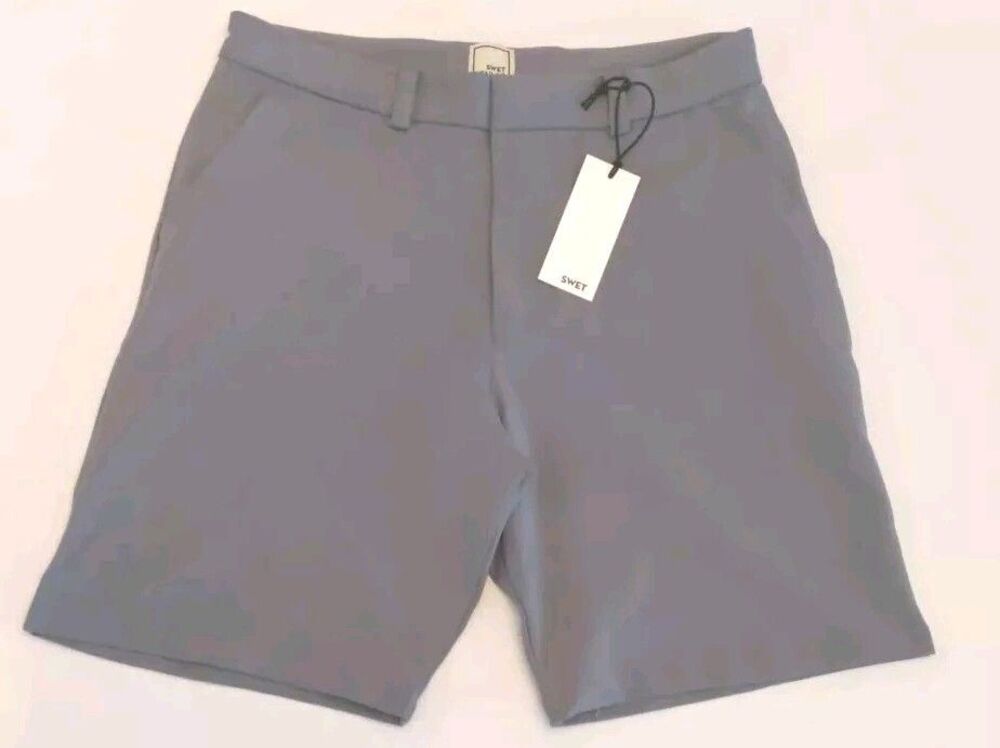Swet Tailor Men's Athletic French Gray The EveryDay Chino Shorts NWT Size 30